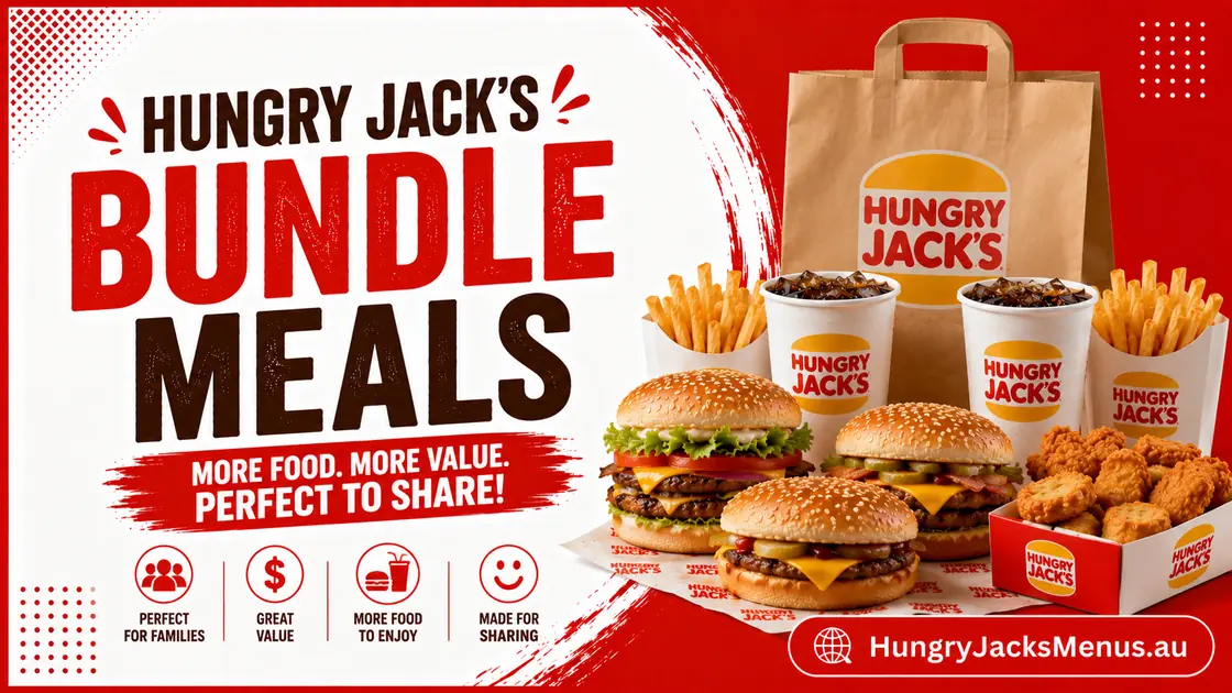 hungry jacks bundle meals menu
