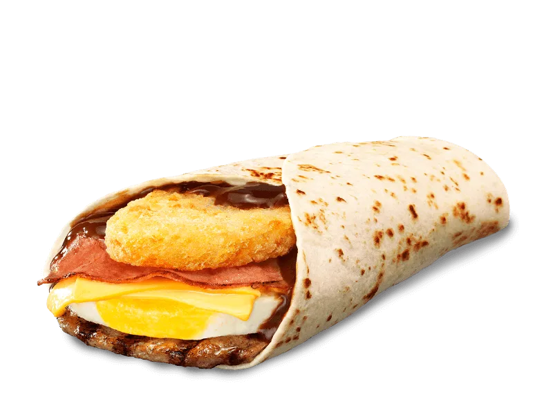 Hungry Jack's Big BBQ Brekky Wrap