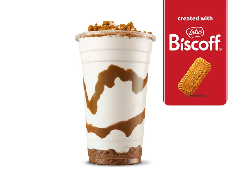 Hungry Jack's Biscoff Shake