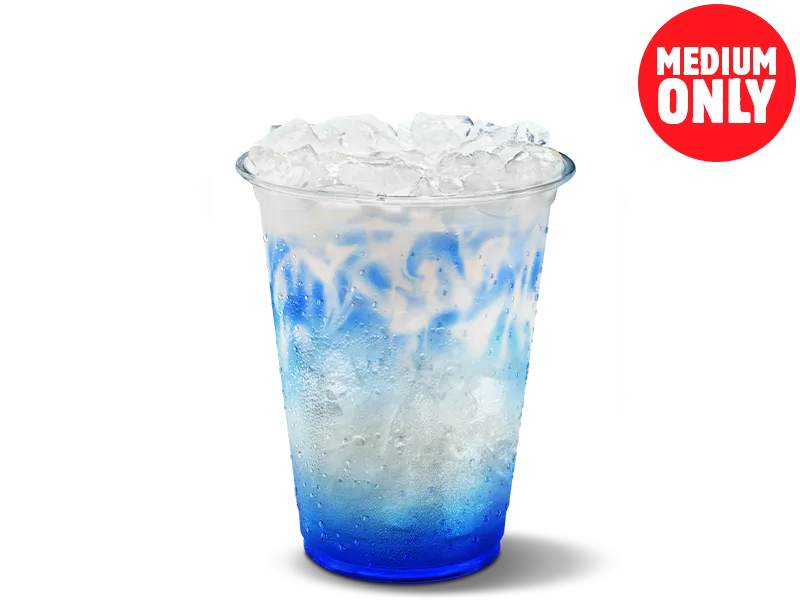 Hungry Jack's Blue Lagoon with Creamer