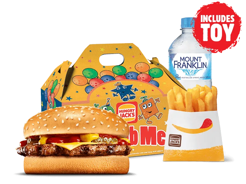 Hungry Jack's Cheeseburger Kid's Pack
