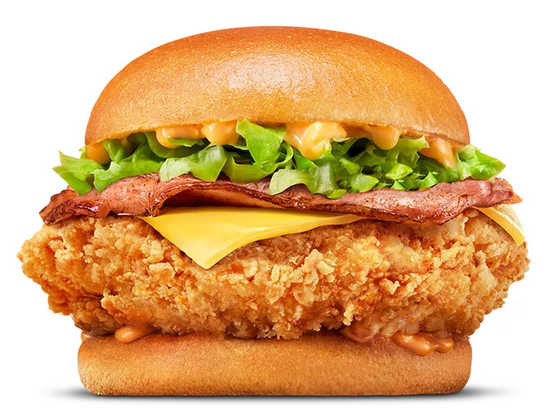 Hungry Jack's Cheesy Bacon Spicy Jack's Fried Chicken