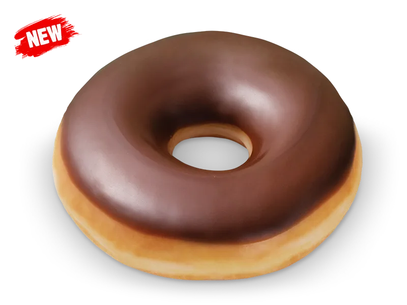 Hungry Jack's Choc Iced Doughnut