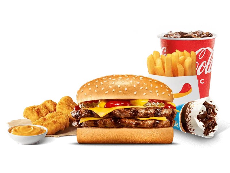 Hungry Jack's Double Cheeseburger Super Stunner