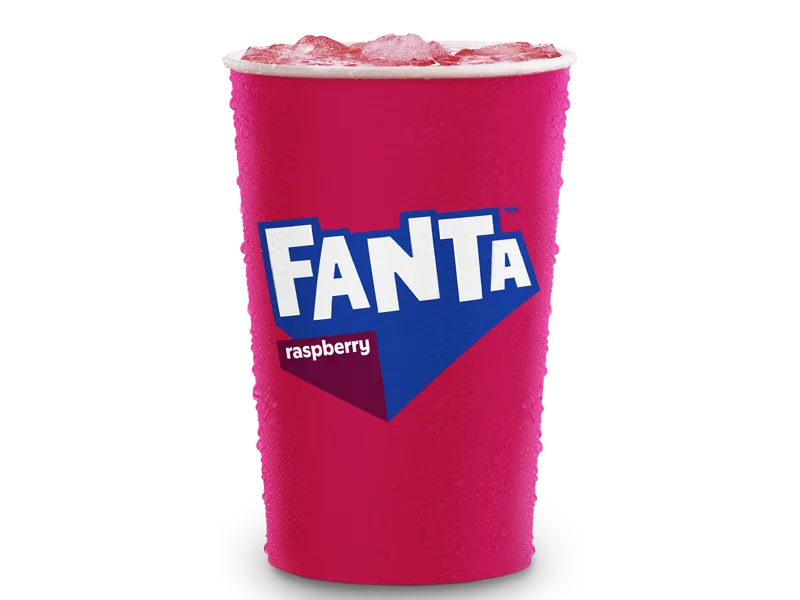 Hungry Jack's Fanta Raspberry