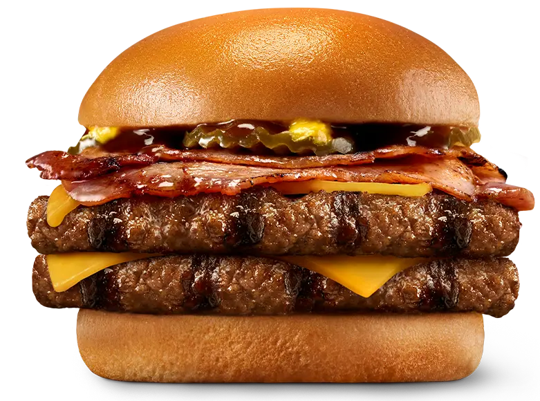 Hungry Jack's Grill Masters Double Angus, Bacon & Cheese
