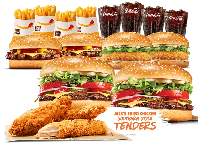 Hungry Jack's Southern Style Tenders Mega Feast