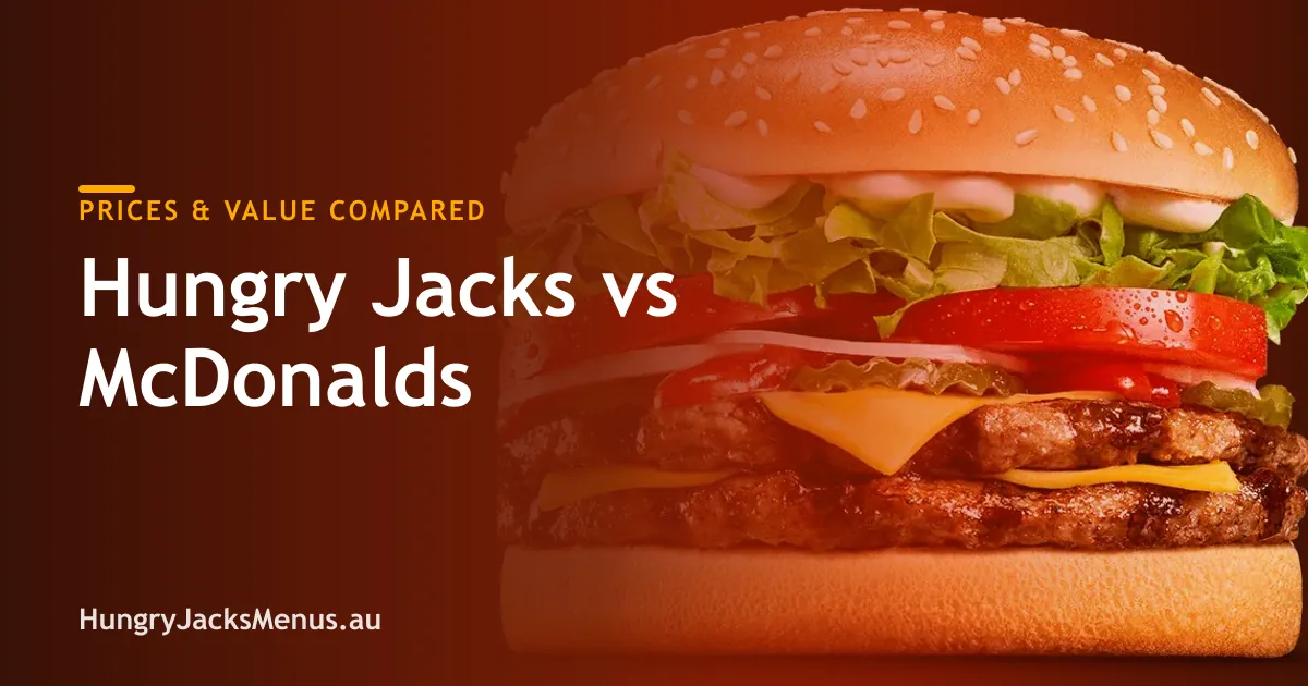 Hungry Jacks vs McDonalds