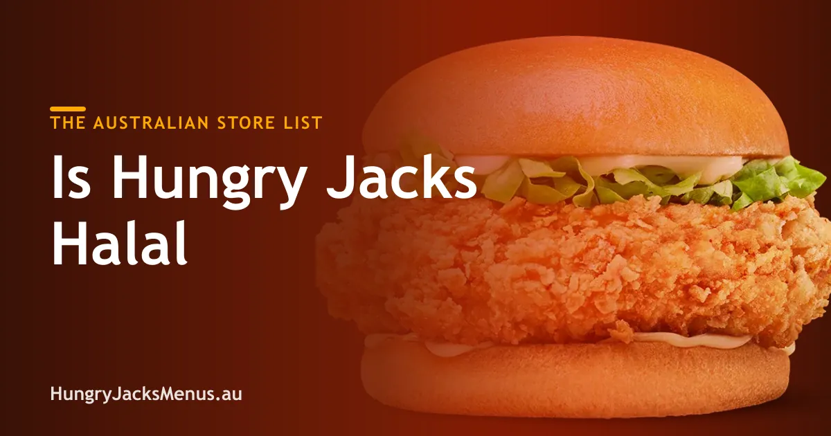 Is Hungry Jacks Halal